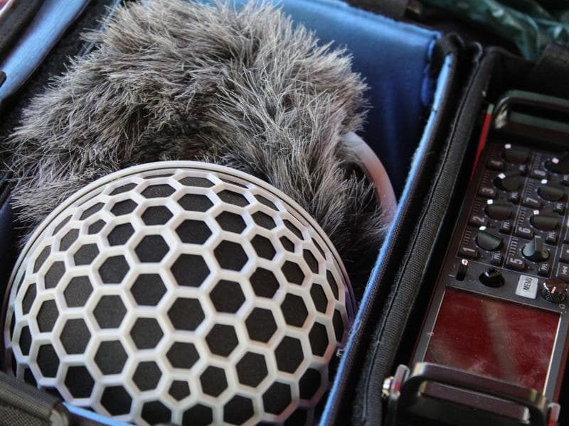 Equipamiento registro sonoro