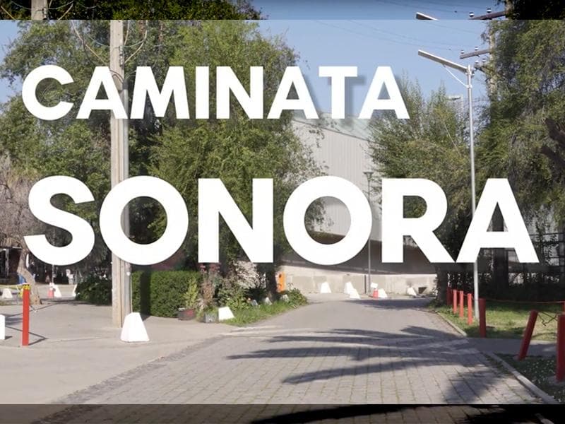 Caminata sonora en el campus Juan Gómez Millas